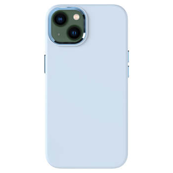 Picasee Premium case s MagSafe pro Apple iPhone 13 - Osebno graviranje - Modra