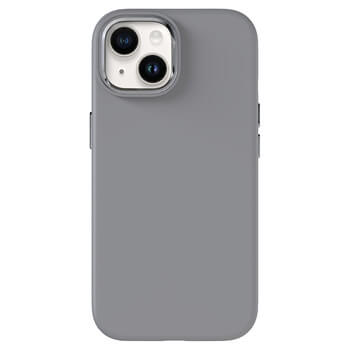 Picasee Premium case s MagSafe pro Apple iPhone 14 - Osebno graviranje - Siva