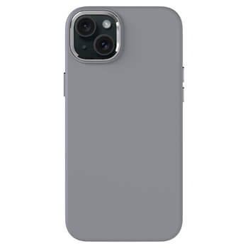 Picasee Premium case s MagSafe pro Apple iPhone 15 Plus - Osebno graviranje - Siva
