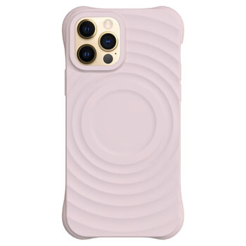 Picasee Shock-proof case s MagSafe Apple iPhone 12 Pro - Osebno graviranje - Roza