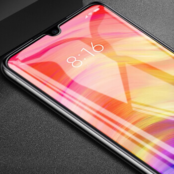 3x Picasee kaljeno steklo 3D z okvirjem za Xiaomi Redmi Note 7 – črno – 2+1 brezplačno