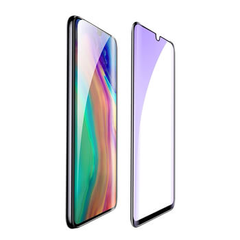 Picasee ukrivljeno zaščitno steklo 3D za Huawei P30 Pro – črno