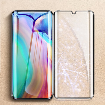 3x Picasee ukrivljeno zaščitno steklo 3D za Huawei P30 Pro – črno – 2+1 brezplačno