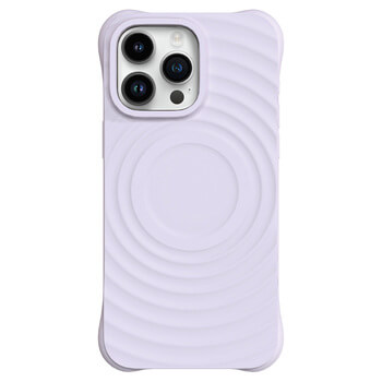 Picasee Shock-proof case s MagSafe Apple iPhone 14 Pro Max - Osebno graviranje - Vijolična