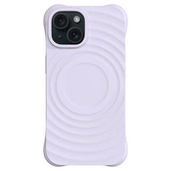 Picasee Shock-proof case s MagSafe Apple iPhone 15 - Osebno graviranje - Vijolična