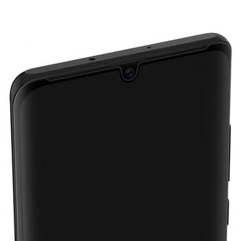 Picasee zaščitno kaljeno steklo 3D z okvirjem za Huawei P30 Lite – črno