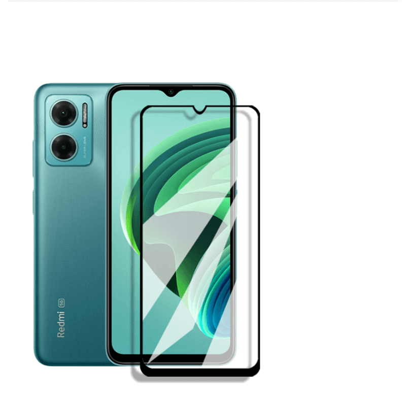 Picasee zaščitno kaljeno steklo 3D z okvirjem za Xiaomi Redmi 10 5G – črno