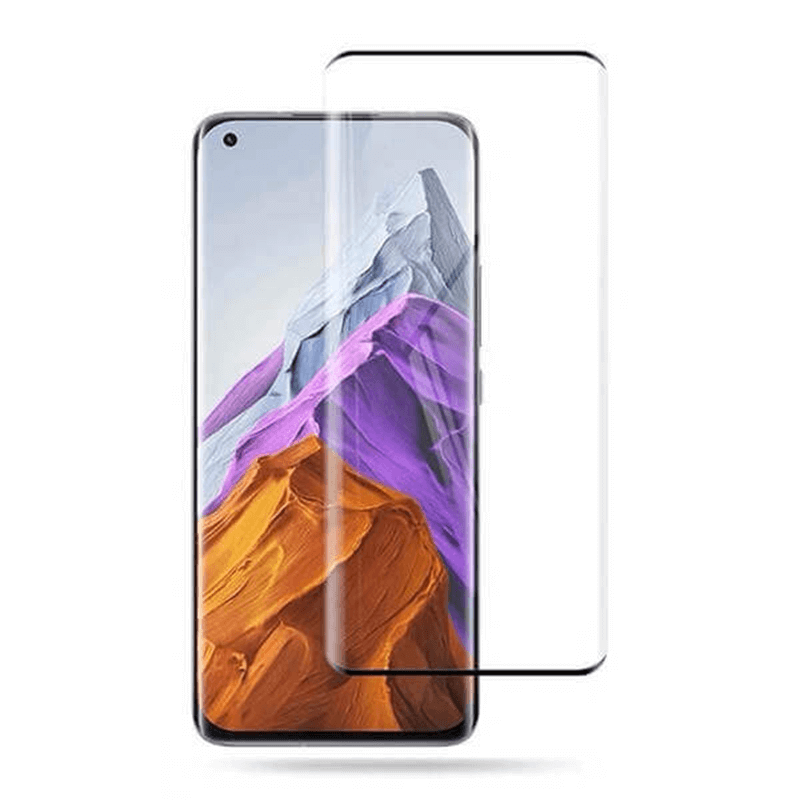 Picasee zaščitno kaljeno steklo 3D z okvirjem za Xiaomi Mi 11 – črno