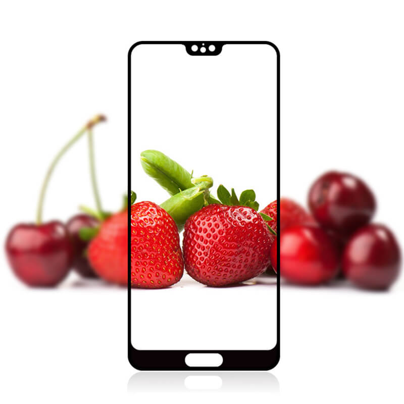 Picasee ukrivljeno zaščitno steklo 3D za Huawei P20 Pro – črno