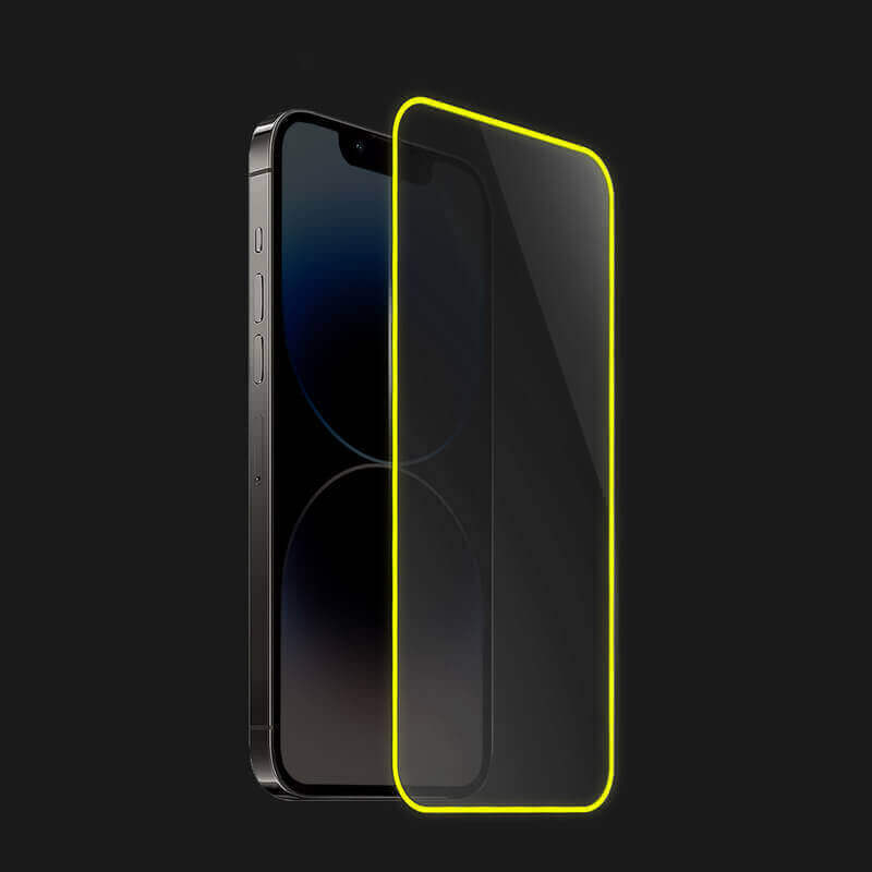 3x Picasee Zaščitno kaljeno steklo z okvirjem, ki se sveti v temi za Xiaomi Mi 10T Pro - Rumena