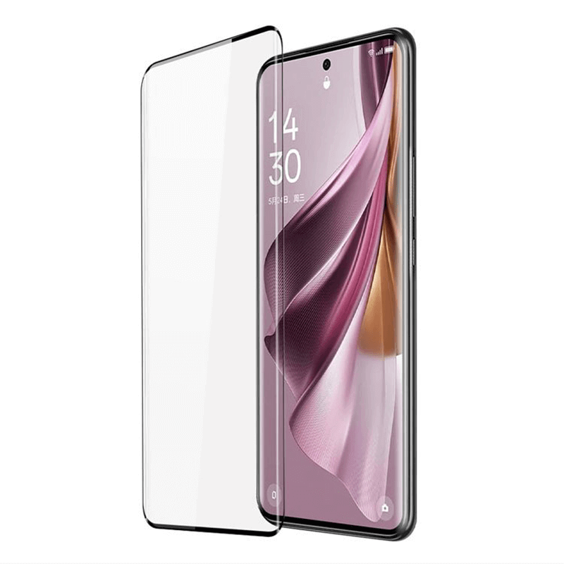 Picasee ukrivljeno zaščitno steklo 3D za Motorola Edge 40 – črno