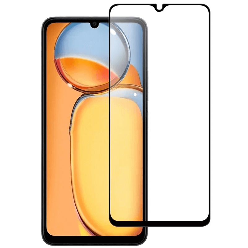 Picasee zaščitno kaljeno steklo 3D z okvirjem za Xiaomi Redmi 13C 5G – črno