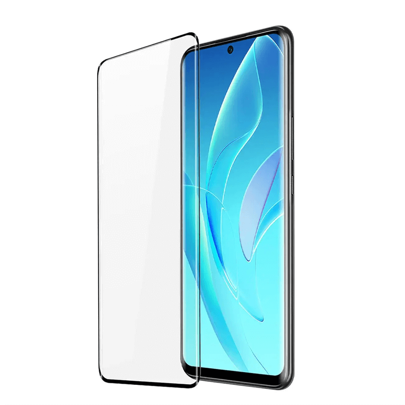 Picasee zaščitno kaljeno steklo 3D z okvirjem za Honor 200 Lite – črno