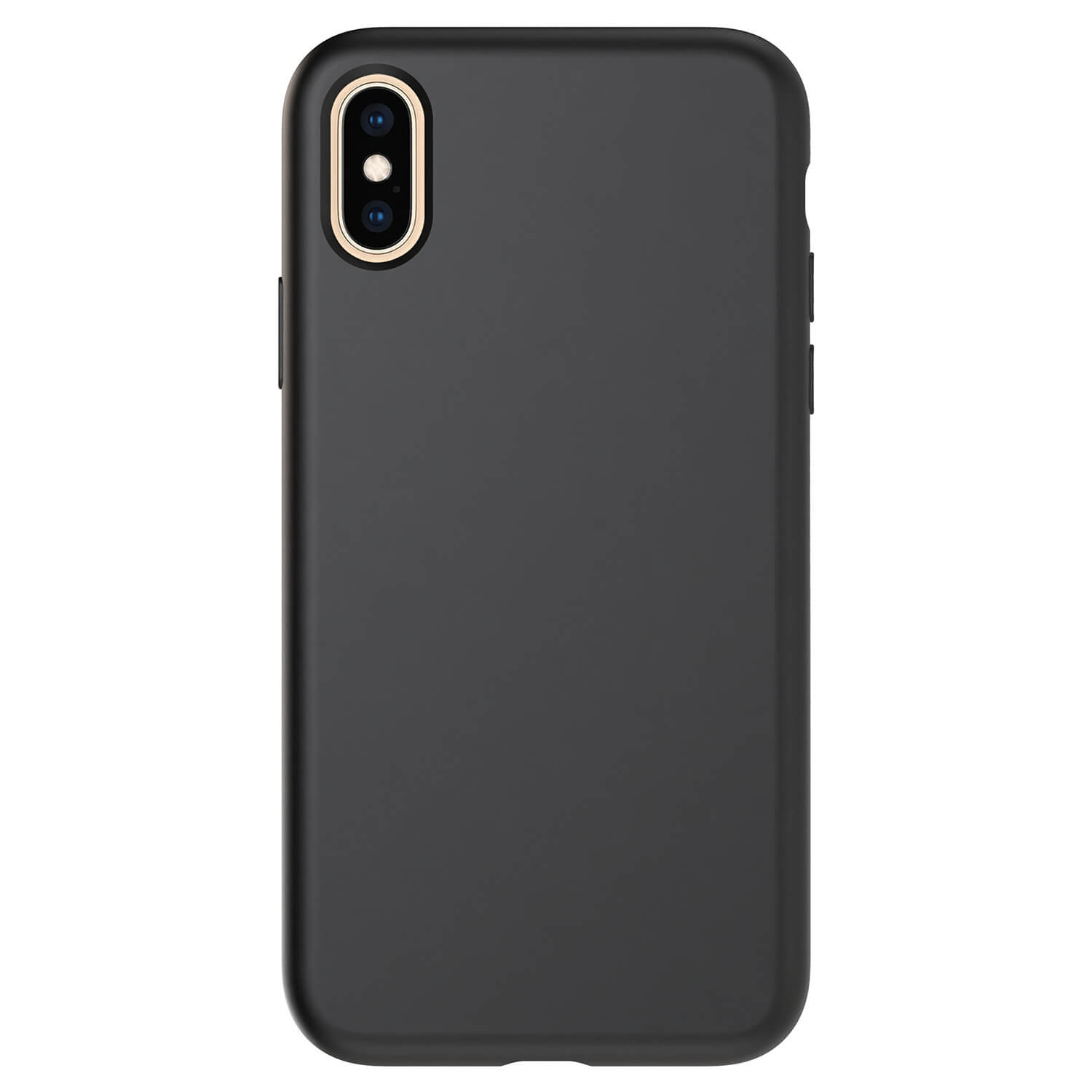 PicaseeLiquid case Apple iPhone X/XS - Osebno graviranje - Črna