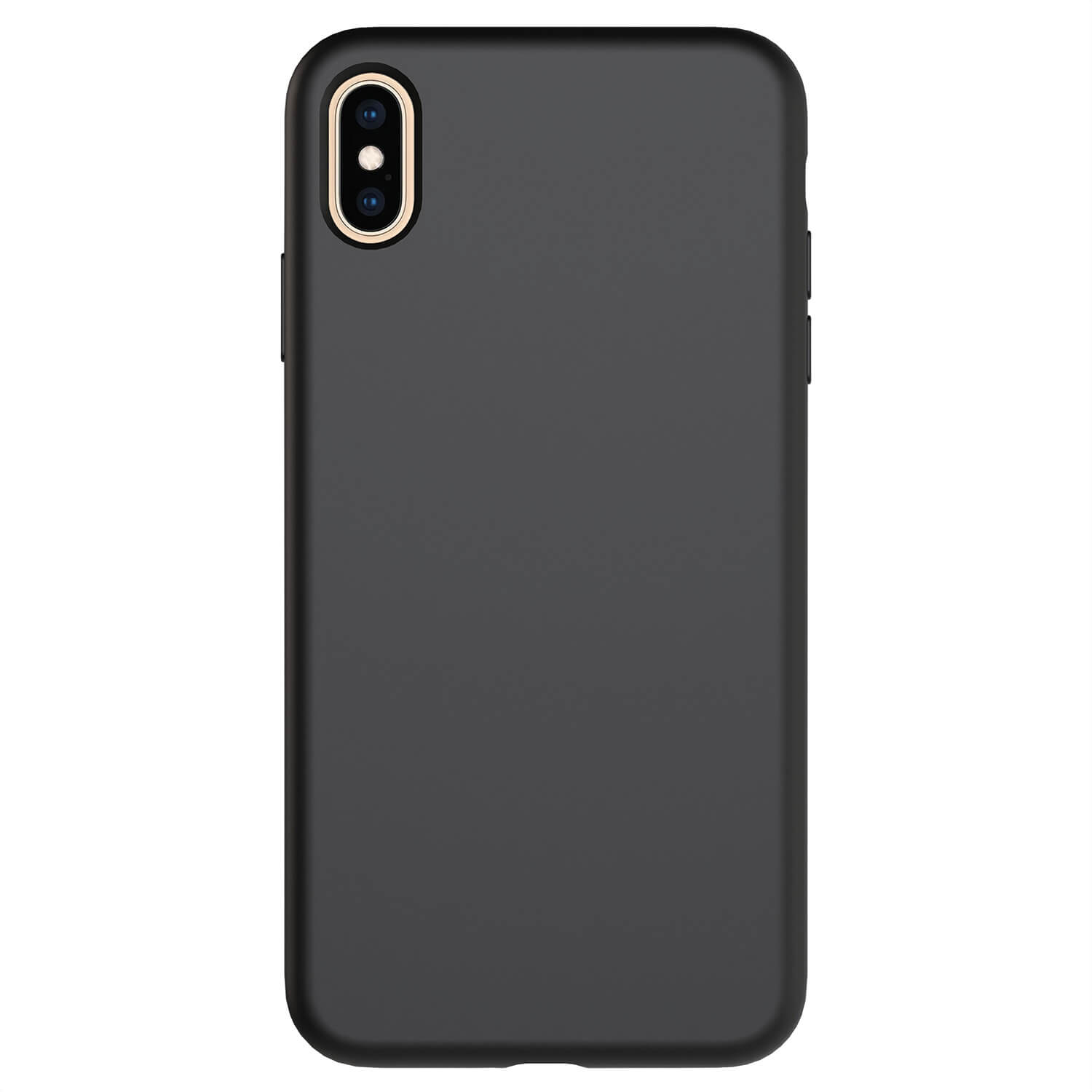 PicaseeLiquid case Apple iPhone XS Max - Osebno graviranje - Črna
