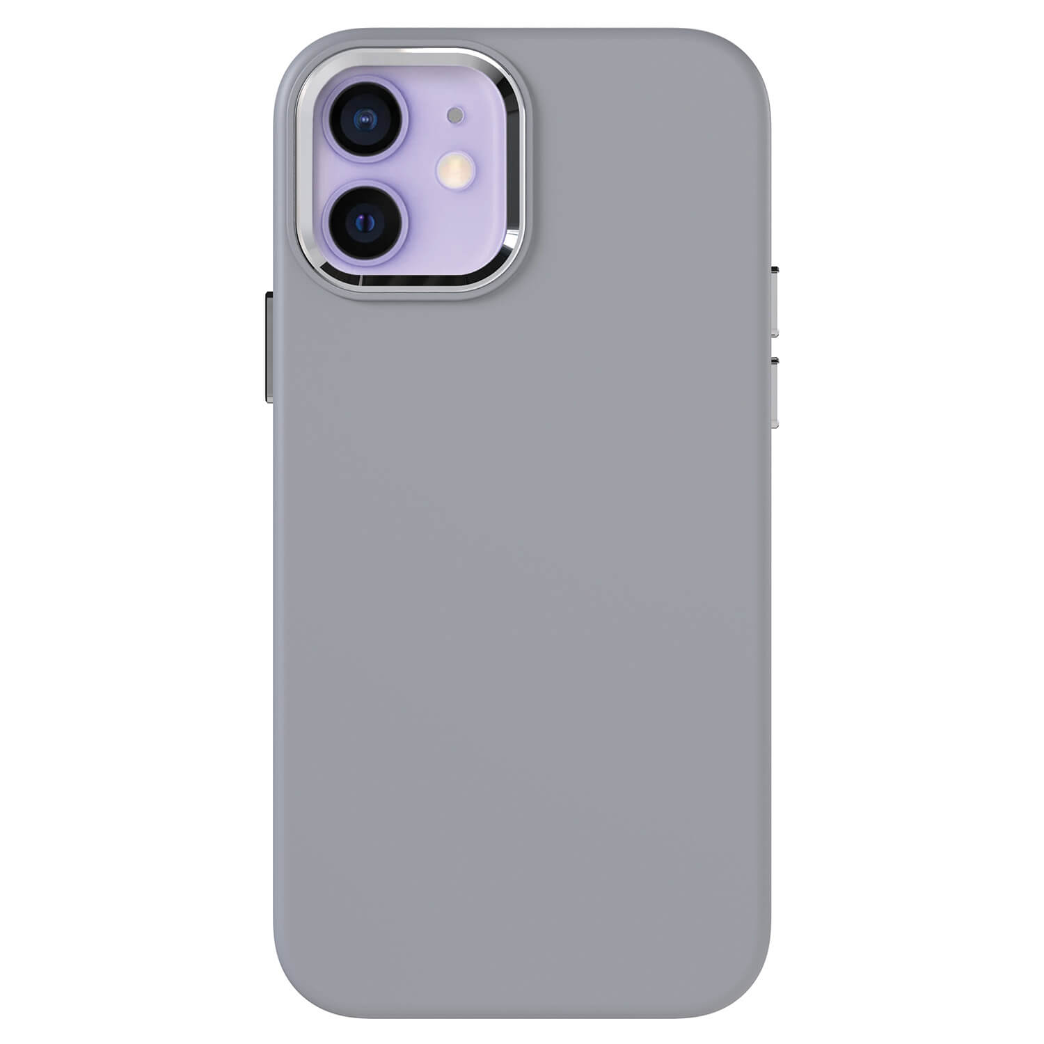 Picasee Premium case s MagSafe pro Apple iPhone 12 - Osebno graviranje - Siva