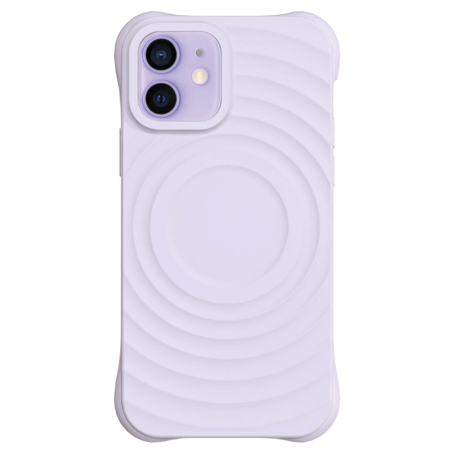 Picasee Shock-proof case s MagSafe Apple iPhone 12 - Osebno graviranje - Vijolična
